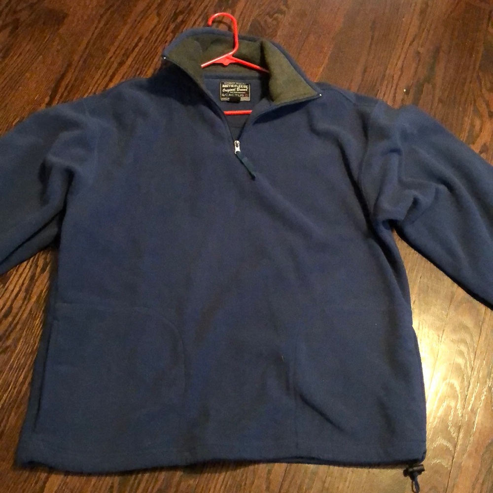 Blue fleece
